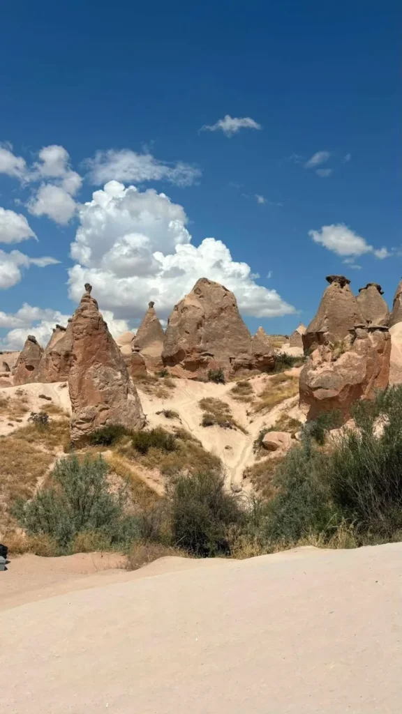 Fairy chimneys at Pasabag Monks Valley in Cappadocia